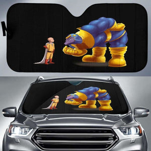 Thanos Vs One Punch Car Sun Shades 918b Universal Fit - CarInspirations