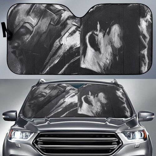 Thanos Vs Thor Auto Sun Shade For Fan Mn05 Universal Fit 111204 - CarInspirations