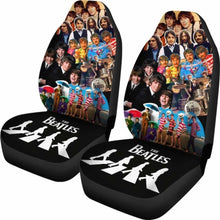 Load image into Gallery viewer, The Beatles Music Band Famous Car Seat Covers (Set Of 2) Universal Fit 051012 - CarInspirations
