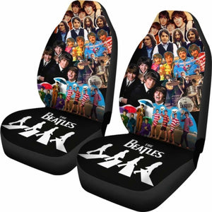 The Beatles Music Band Famous Car Seat Covers (Set Of 2) Universal Fit 051012 - CarInspirations