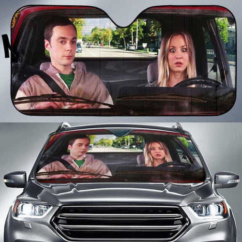 The Big Bang Theory Auto Sun Shade 918b Universal Fit - CarInspirations