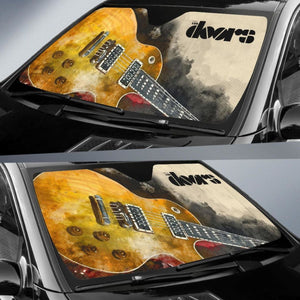 The Doors Car Auto Sun Shade Guitar Rock Band Fan Universal Fit 174503 - CarInspirations