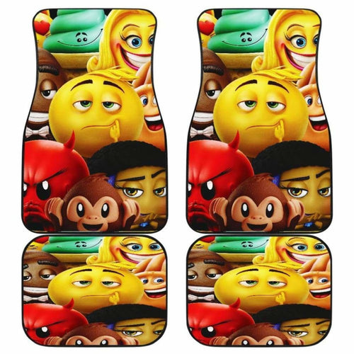 The The Emoji Movie Car Mats Universal Fit - CarInspirations