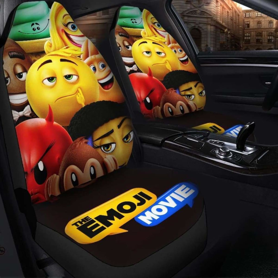 The Emoji Movie Seat Covers 101719 Universal Fit - CarInspirations