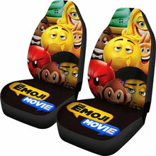 Load image into Gallery viewer, The Emoji Movie Seat Covers 101719 Universal Fit - CarInspirations