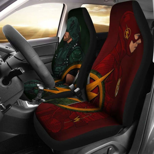 The Flash Arrow Car Seat Covers Universal Fit 051012 - CarInspirations