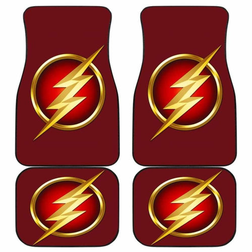 The Flash Logo Car Mats Universal Fit - CarInspirations
