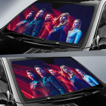 Load image into Gallery viewer, The Flash Supergirl Green Arrow Batwoman Ruby Rose White Car Sun Shade Universal Fit 225311 - CarInspirations