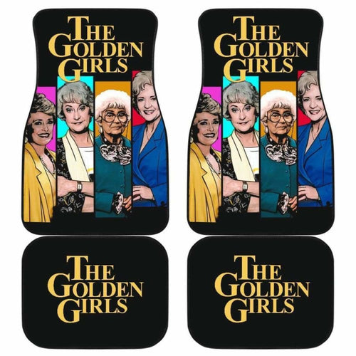 The Golden Girls Car Floor Mats Art Tv Show Fan Gifts Universal Fit 051012 - CarInspirations