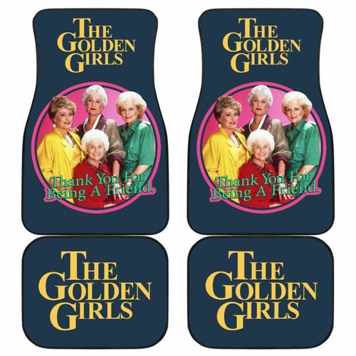 The Golden Girls Car Floor Mats Circle Friend Fan Gifts Universal Fit 051012 - CarInspirations