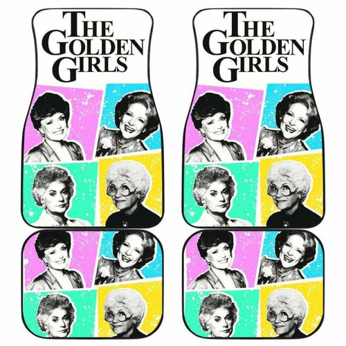 The Golden Girls Car Floor Mats Colorful Art Tv Show Universal Fit 051012 - CarInspirations