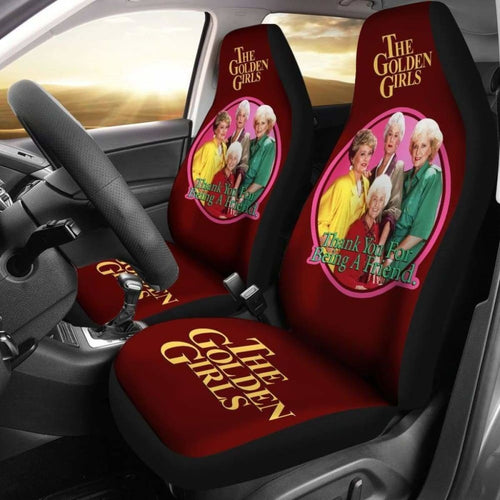 The Golden Girls Car Seat Covers Circle Friend Tv Show Fan Gift Universal Fit 051012 - CarInspirations