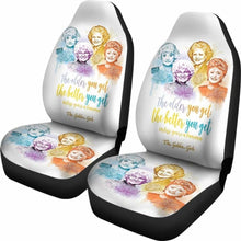 Load image into Gallery viewer, The Golden Girls Car Seat Covers The Older The Better Universal Fit 051012 - CarInspirations