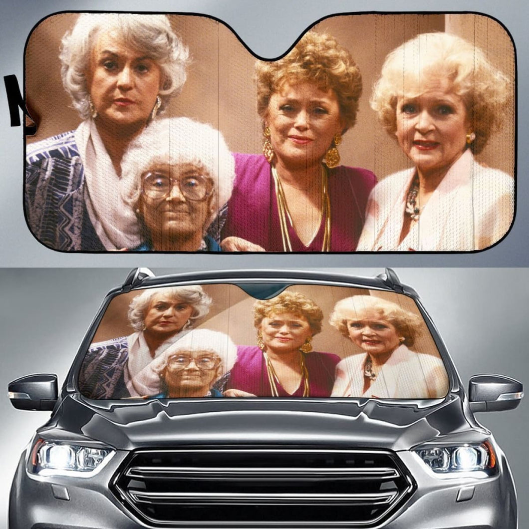The Golden Girls Car Window Sun Shade Nh07 Universal Fit 111204 - CarInspirations