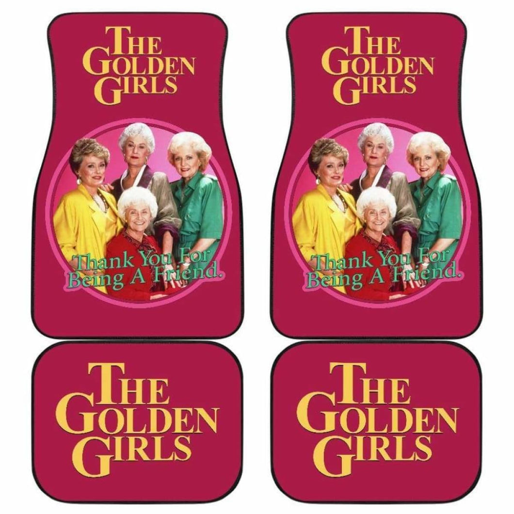 The Golden Girls Circle Friend Tv Show Car Floor Mats Universal Fit 051012 - CarInspirations