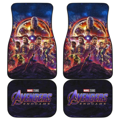 The Infinity Avengers Endgame Marvel Car Mats Mn04 Universal Fit 111204 - CarInspirations
