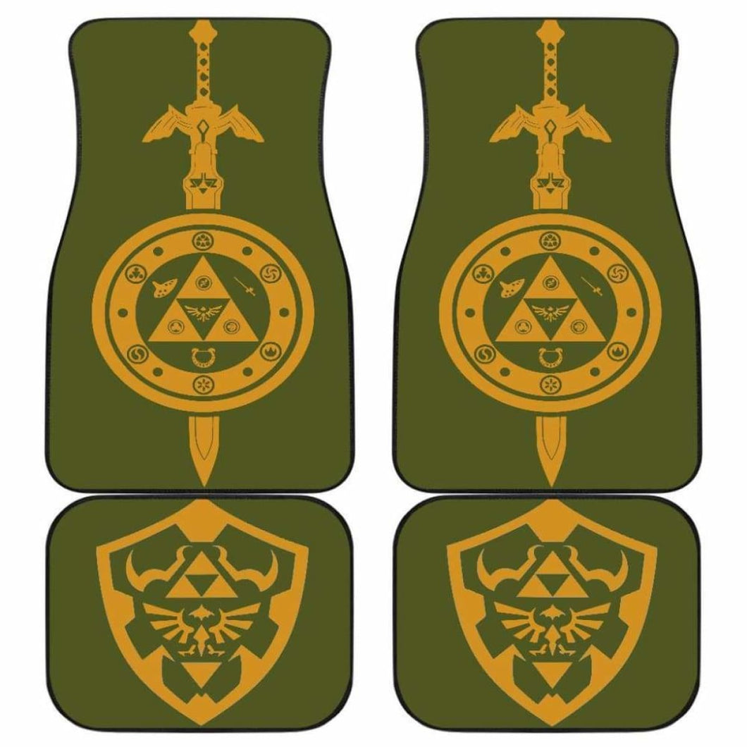 The Legend Of Zelda Car Floor Mats 22 Universal Fit - CarInspirations