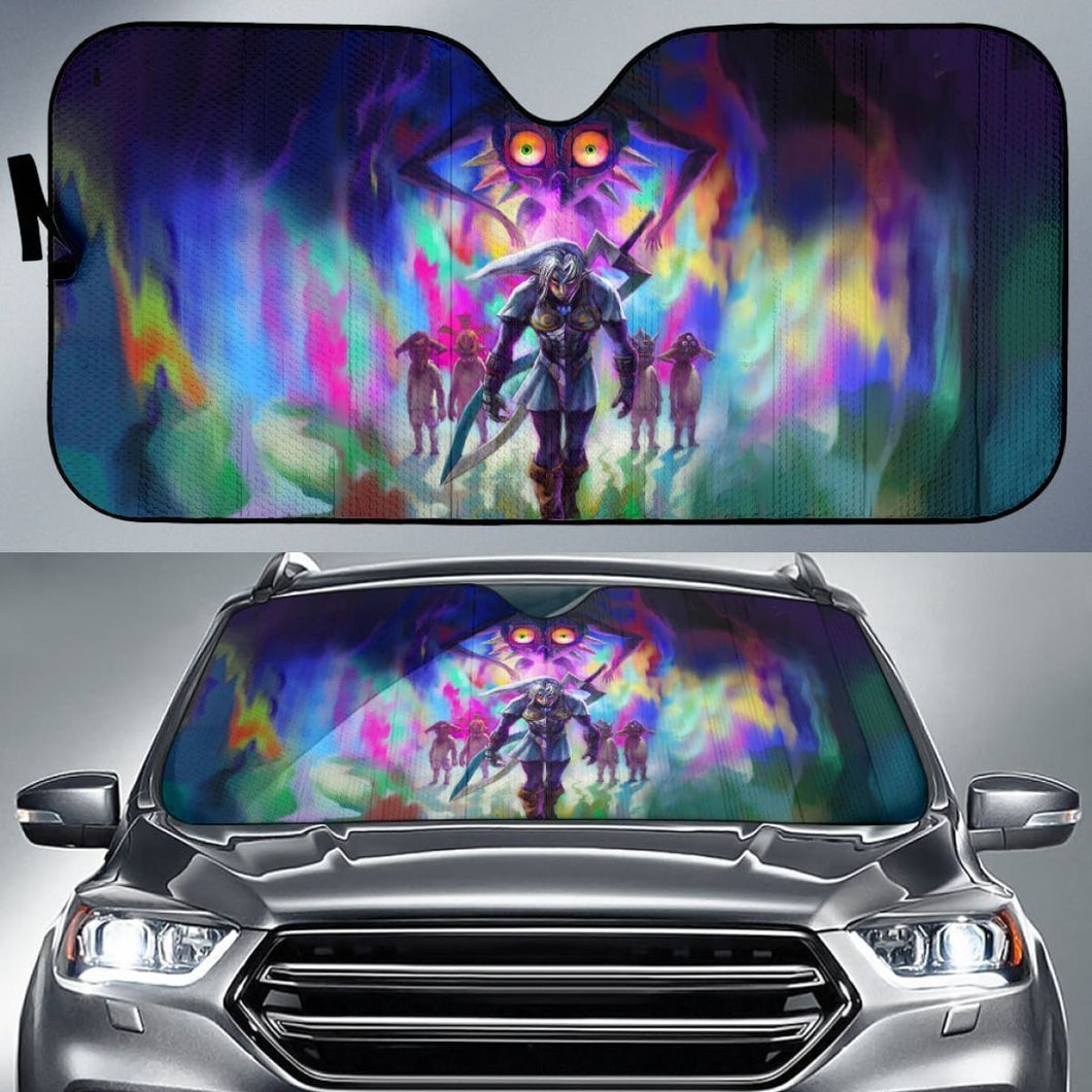 The Legend Of Zelda Fierce Deity Auto Sun Shades Lt02 Universal Fit 111204 - CarInspirations