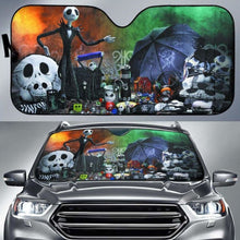 Load image into Gallery viewer, The nightmare before christmas jack skellington sun shades 918b Universal Fit - CarInspirations