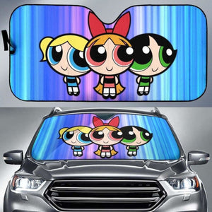 The Powerpuff Girl Car Sun Shades 918b Universal Fit - CarInspirations