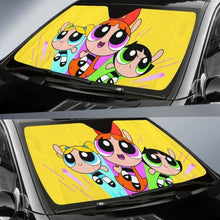 Load image into Gallery viewer, The powerpuff girls auto sun shade 918b Universal Fit - CarInspirations