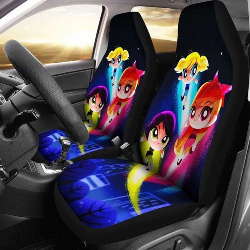 The Powerpuff Girls Car Seat Covers Universal Fit 051012 - CarInspirations