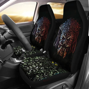 The Predator Face Car Seat Covers Universal Fit 194801 - CarInspirations