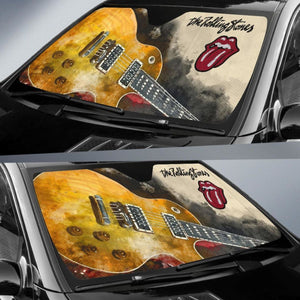 The Rolling Stones Car Auto Sun Shade Guitar Rock Band Universal Fit 174503 - CarInspirations