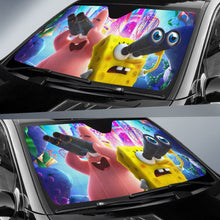 Load image into Gallery viewer, The Spongebob Movie Sponge On The Run 2020 Car Sun Shade amazing best gift ideas 2020 Universal Fit 174503 - CarInspirations