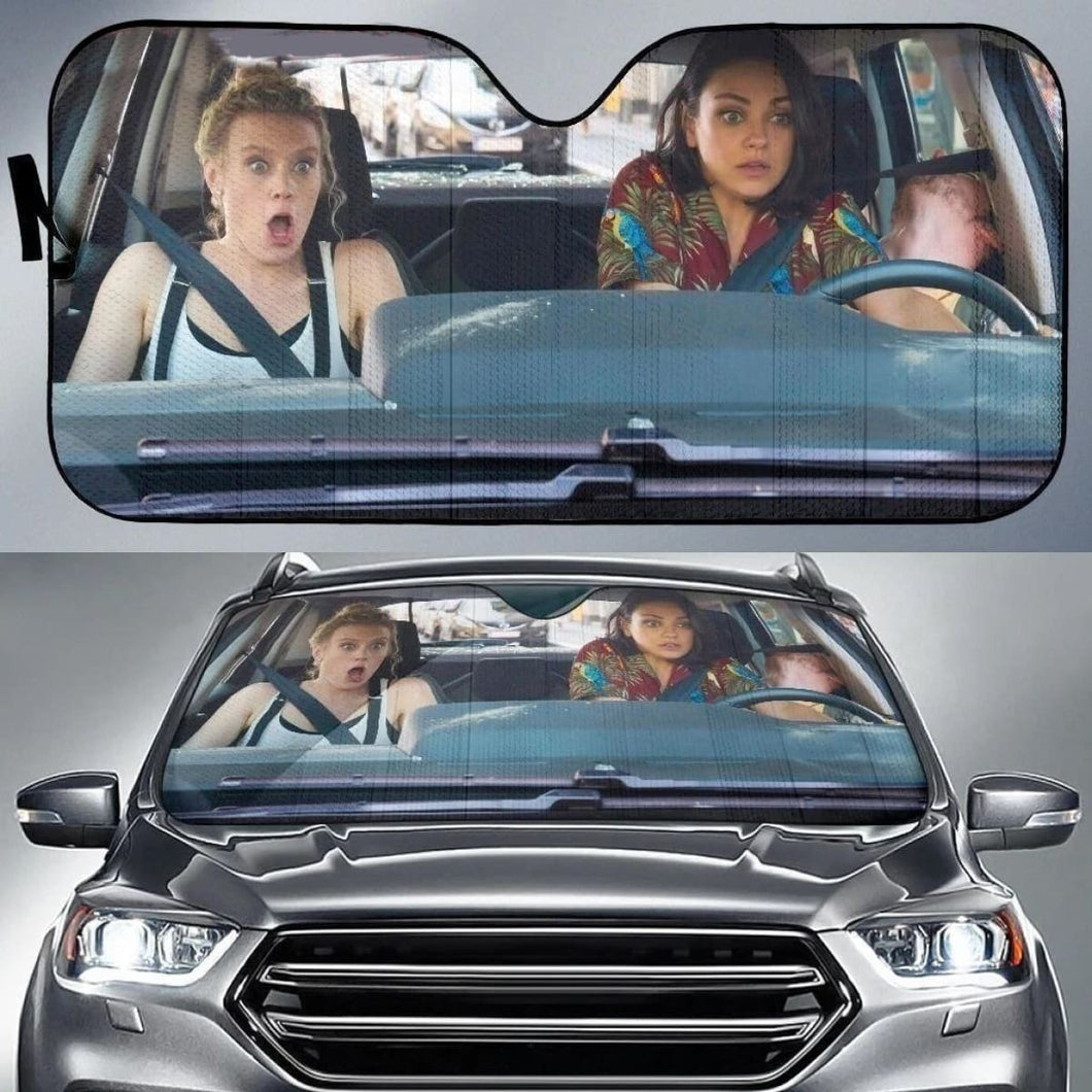 The Spy Who Dumped Me Car Visor Sun Shade Universal Fit 174503 - CarInspirations