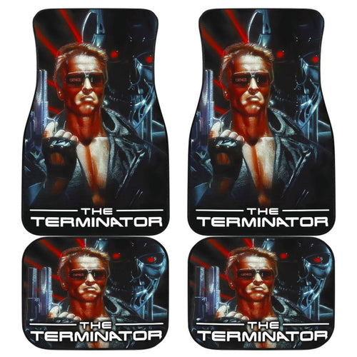 The Terminator Art Car Floor Mats Movie Fan Gift H040620 Universal Fit 225311 - CarInspirations