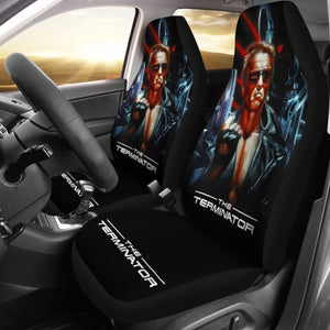 The Terminator Art Car Seat Covers Movie Fan Gift H040620 Universal Fit 225311 - CarInspirations