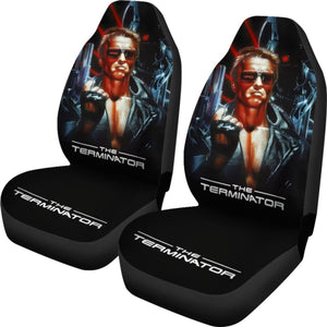 The Terminator Art Car Seat Covers Movie Fan Gift H040620 Universal Fit 225311 - CarInspirations