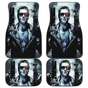 The Terminator Car Floor Mats Movie Fan Gift H040620 Universal Fit 225311 - CarInspirations