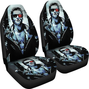 The Terminator Car Seat Covers Movie Fan Gift H040620 Universal Fit 225311 - CarInspirations