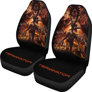 The Terminator Dark Fate Art Car Seat Covers Movie Fan Gift H040620 Universal Fit 225311 - CarInspirations