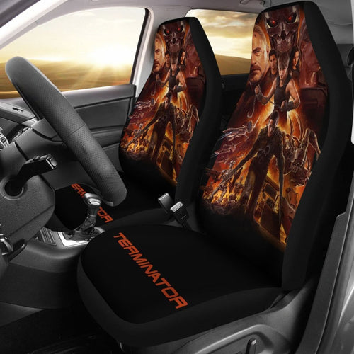 The Terminator Dark Fate Art Car Seat Covers Movie Fan Gift H040620 Universal Fit 225311 - CarInspirations