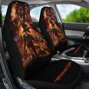 The Terminator Dark Fate Art Car Seat Covers Movie Fan Gift H040620 Universal Fit 225311 - CarInspirations