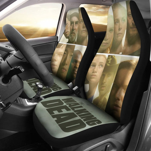 The Walking Dead Characters Car Seat Covers Fan Mn05 Universal Fit 225721 - CarInspirations