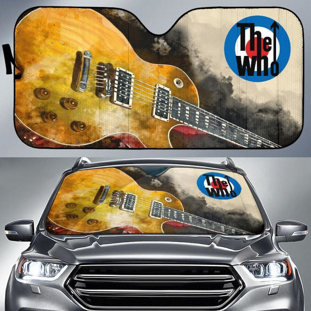 The Who Car Auto Sun Shade Guitar Rock Band Fan Universal Fit 174503 - CarInspirations