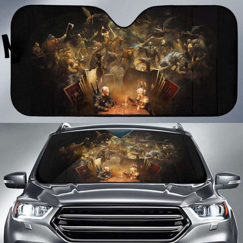 The Witcher 3 Auto Sun Shades 1 918b Universal Fit - CarInspirations