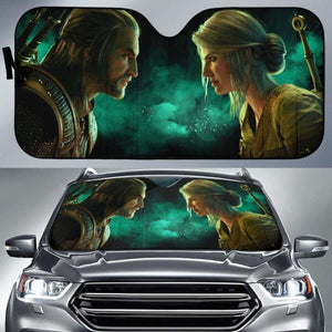 The Witcher 3 Wild Hunt Auto Sun Shades 918b Universal Fit - CarInspirations