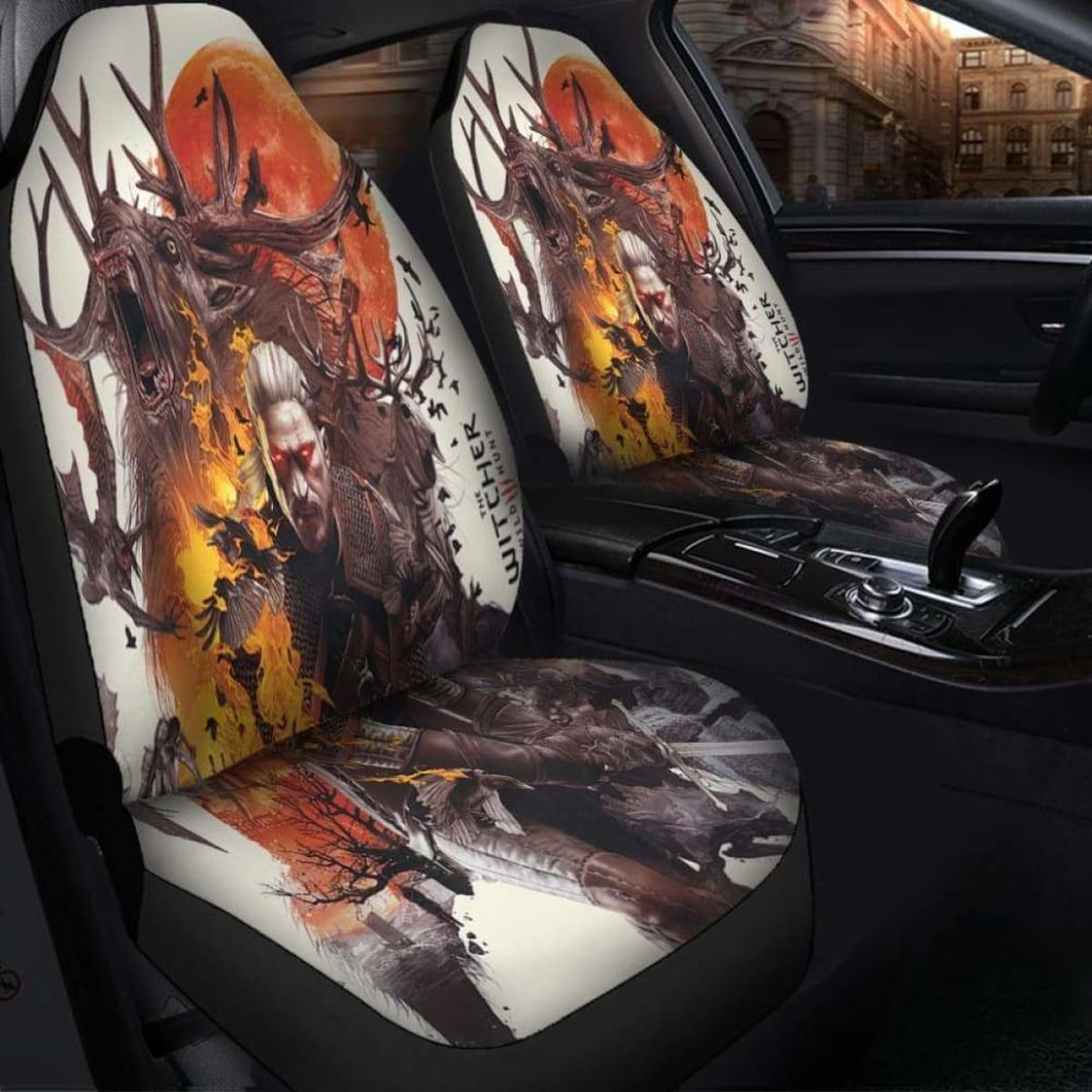 The Witcher 3 Wild Hunt Car Seat Covers Universal Fit 051012 - CarInspirations