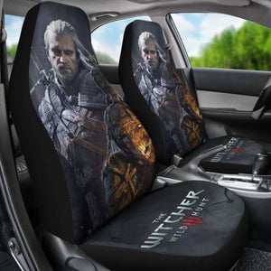 The Witcher 3: Wild Hunt Geralt Car Seat Covers Gaming 3D Universal Fit 051012 - CarInspirations