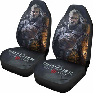 The Witcher 3: Wild Hunt Geralt Car Seat Covers Gaming 3D Universal Fit 051012 - CarInspirations
