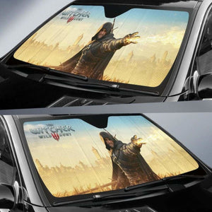 The Witcher 3: Wild Hunt Geralt Game Car Sun Shades Universal Fit 051012 - CarInspirations
