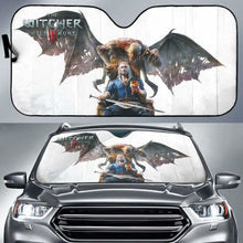 Load image into Gallery viewer, The Witcher 3: Wild Hunt Geralt Game Car Sun Shades Universal Fit 051012 - CarInspirations