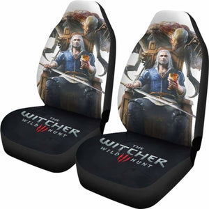 The Witcher 3: Wild Hunt Geralt Game Fan Gift Car Seat Covers Universal Fit 051012 - CarInspirations