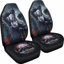 Load image into Gallery viewer, The Witcher 3: Wild Hunt Logo Geralt Car Seat Covers Game Universal Fit 051012 - CarInspirations