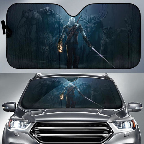 The Witcher Auto Sun Shade Game Nh06 Universal Fit 111204 - CarInspirations